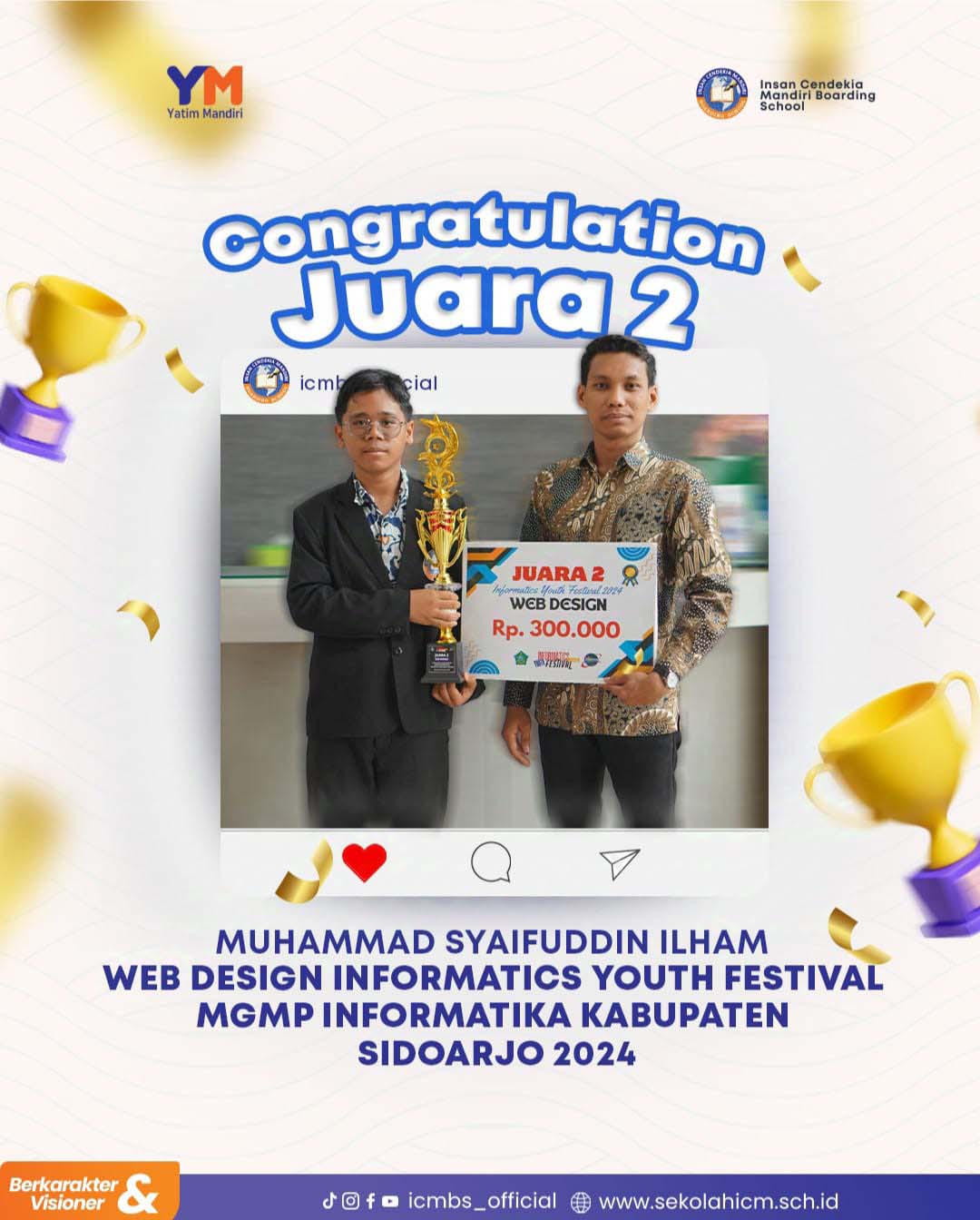 Juara 2 Lomba Web Desain
